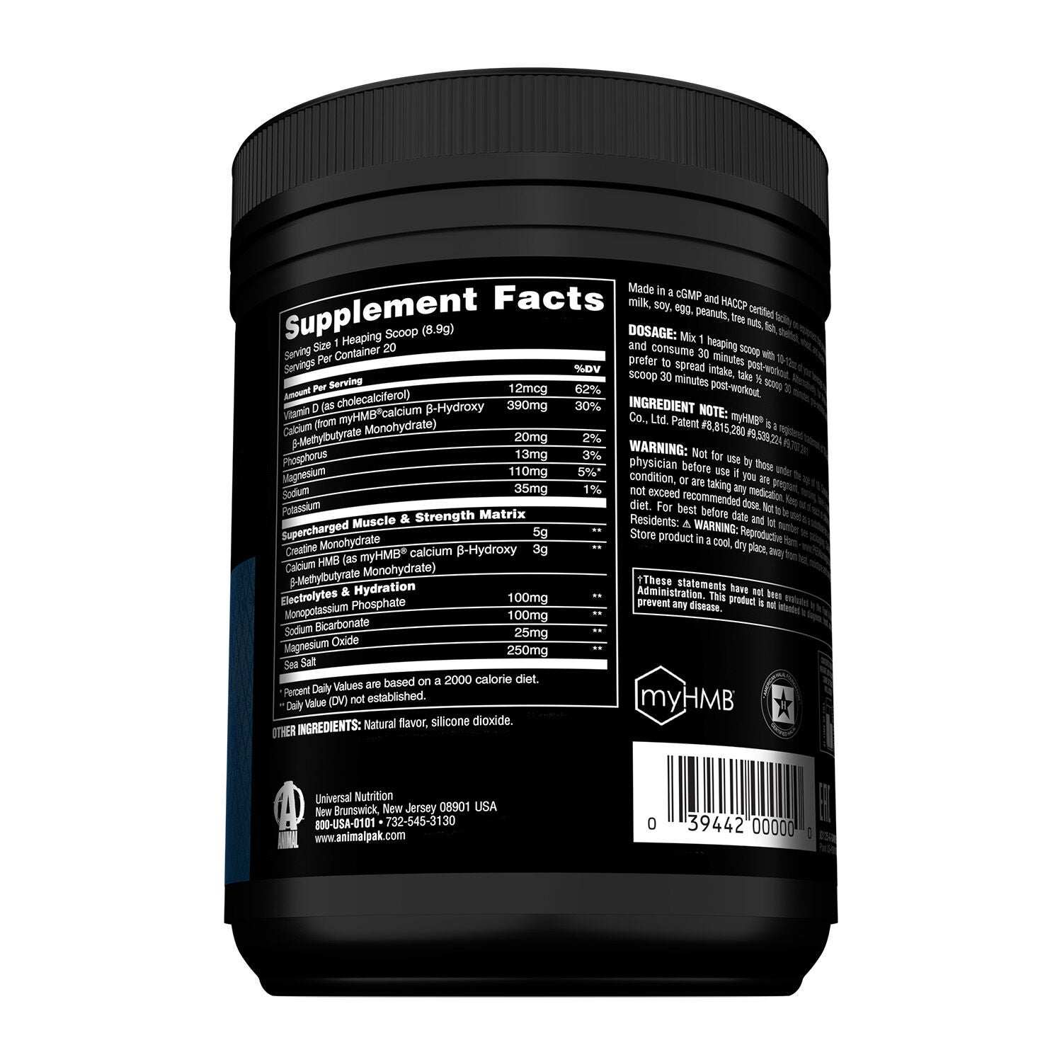 Creatine HMB+ Unflavored (30 Servings)